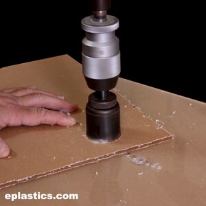 Drilling holes in shop plexiglass